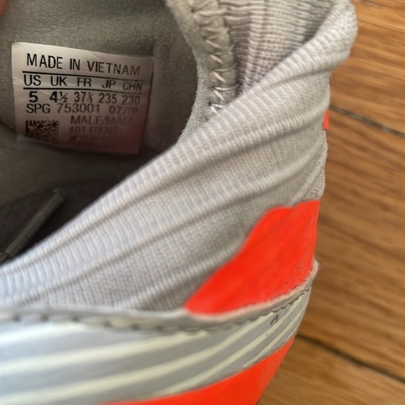 Adidas Nemeziz 19.3 TF Jr Turf Soccer Shoe Grey EF8303 Youth 5 - Picture 7 of 7